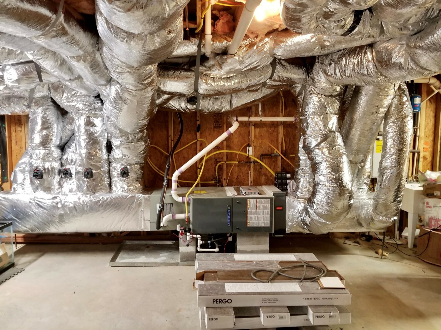 Holly Springs, Durham, and Raleigh, North Carolina Residential Furnace Installation of Trane HVAC Service & Furnace Repair